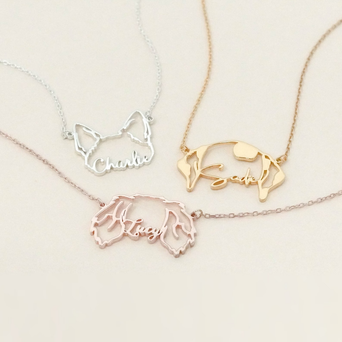 Custom Dog Necklace Personalized Cat Necklace Pet Necklace with Na