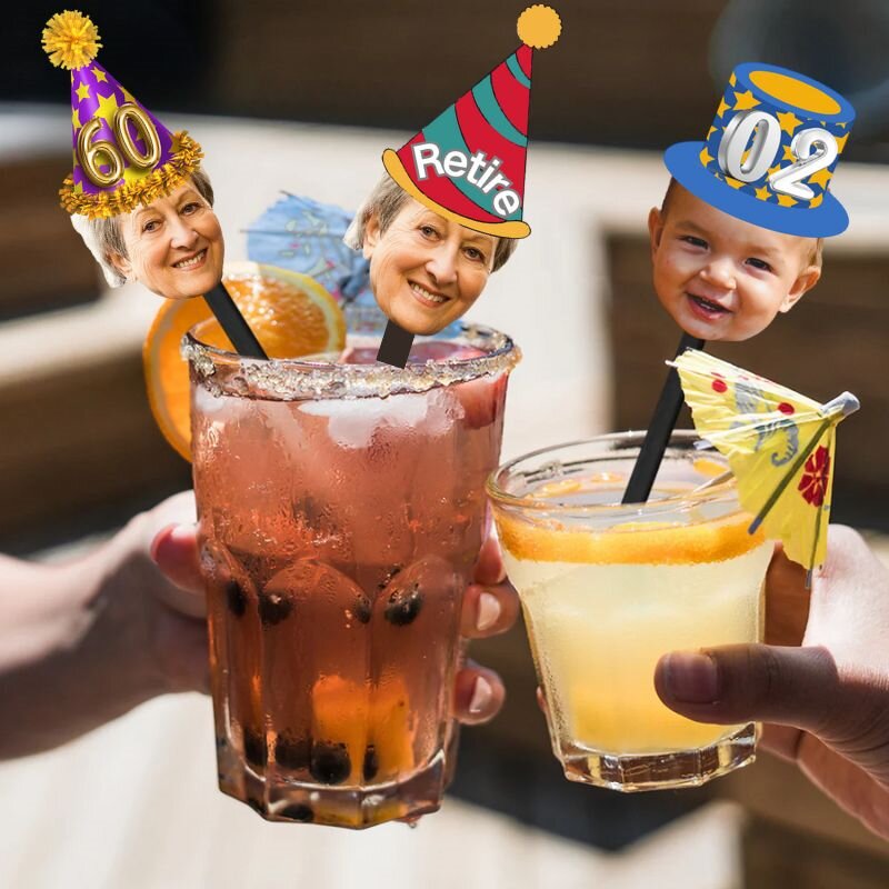 Double-Sided Personalized Stir Sticks — Custom Birthday, Retirement ...